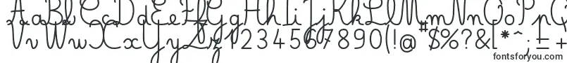 Шрифт Belleallurecegras – шрифты для подписи