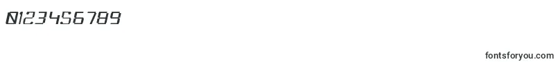 フォントOmellonsMediumitalic – 数字と数値のためのフォント