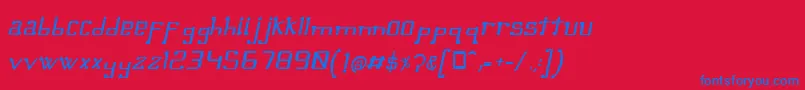 More about OmellonsMediumitalic Font OmellonsMediumitalic Font – Blue Fonts on Red Background
