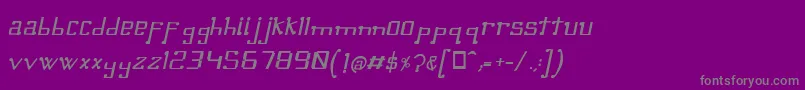 fuente OmellonsMediumitalic – Fuentes Grises Sobre Fondo Morado
