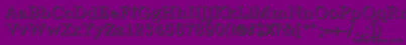 AntiquashRegular Font – Black Fonts on Purple Background