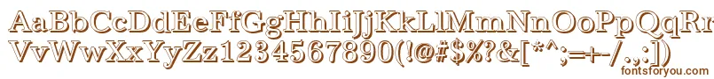 AntiquashRegular Font – Brown Fonts