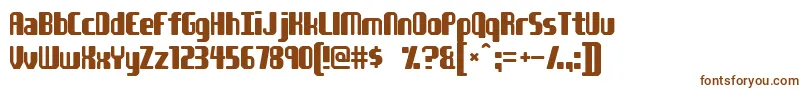 Youngatheart Font – Brown Fonts on White Background