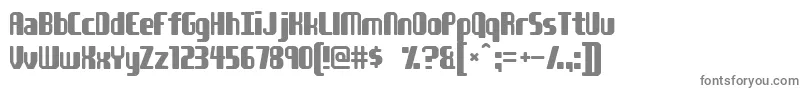 Youngatheart Font – Gray Fonts on White Background