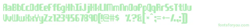 Youngatheart Font – Green Fonts on White Background