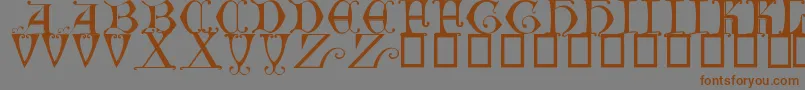 Weitere Informationen zur BritishMuseum14thC-Schriftart BritishMuseum14thC-Schriftart – Braune Schriften auf grauem Hintergrund