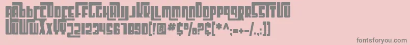 fuente SfCosmicAgeBold – Fuentes Grises Sobre Fondo Rosa
