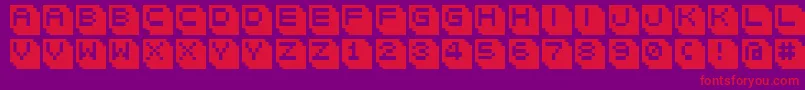 En savoir plus sur la police Bitwa Police Bitwa – polices rouges sur fond violet