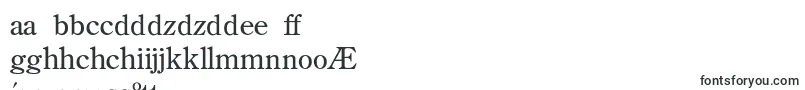 BackRoadModernLight-Schriftart – slowakische Schriften