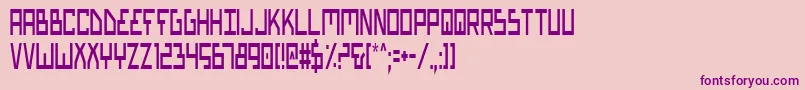 Biotypc-Schriftart – Violette Schriften auf rosa Hintergrund