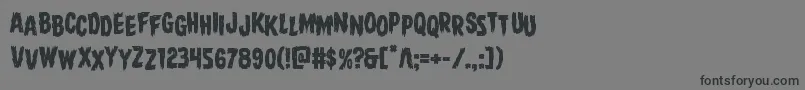Direwolfstag Font – Black Fonts on Gray Background