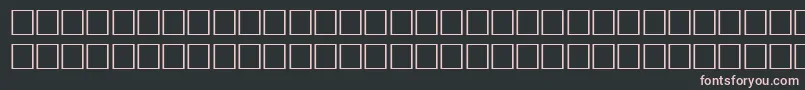 Шрифт HabitRegular – розовые шрифты на чёрном фоне