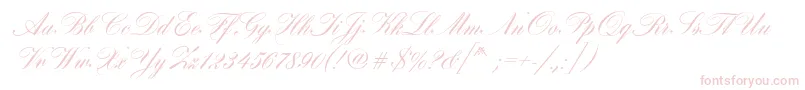 HobsonRegular Font – Pink Fonts on White Background