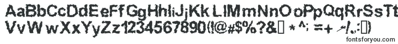 InkedWeird-Schriftart – Schriften für Google Chrome