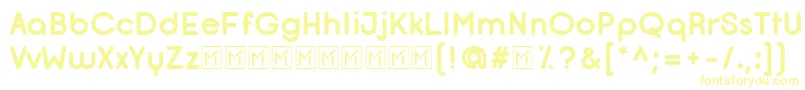 OpificioBoldRounded Font – Yellow Fonts