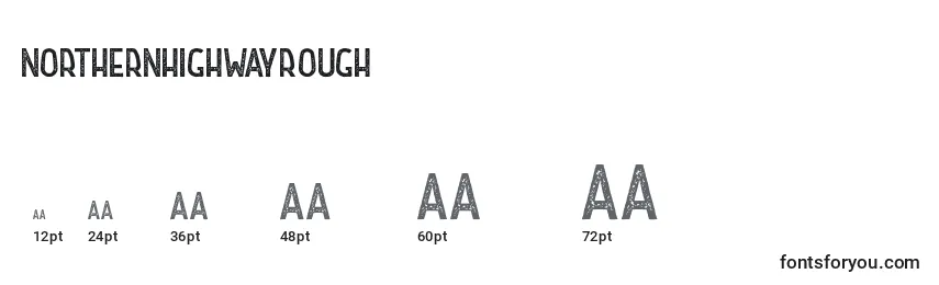 Northernhighwayrough Font Sizes