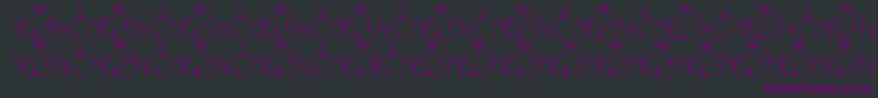 LmsWhaleOfAFont Font – Purple Fonts on Black Background