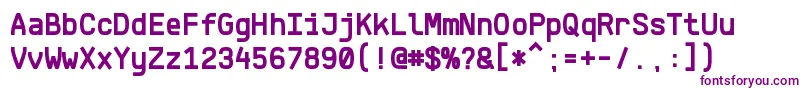 KlartextMonoBold Font – Purple Fonts