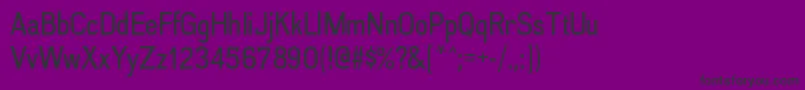 AkazanrgRegular Font – Black Fonts on Purple Background