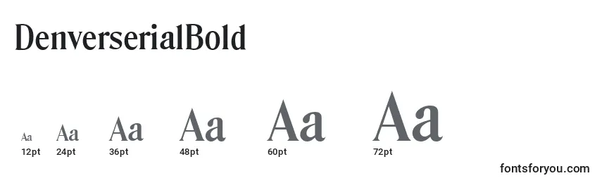 DenverserialBold Font Sizes