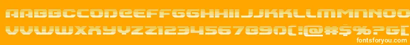 Annapolisgrad Font – White Fonts on Orange Background
