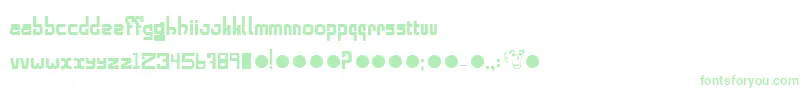Alphabold Font – Green Fonts on White Background