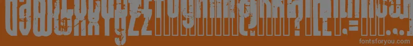More about Rock Font Rock Font – Gray Fonts on Brown Background