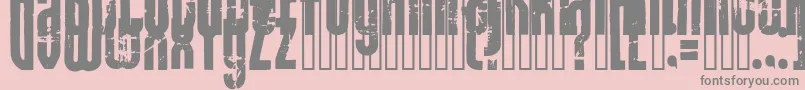 fuente Rock – Fuentes Grises Sobre Fondo Rosa