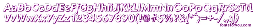 KoblenzshadowBolditalic Font – Purple Fonts