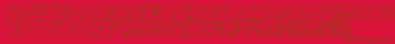 ATrianglercminkbl Font – Brown Fonts on Red Background