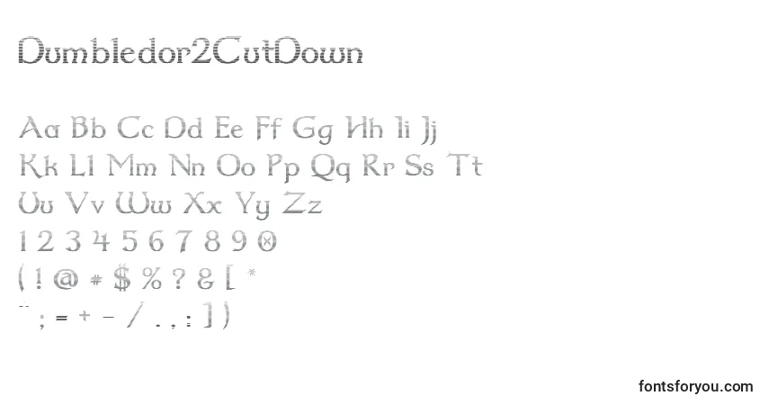Dumbledor2CutDown-fontti – aakkoset, numerot, erikoismerkit