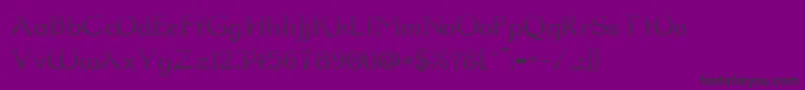 Dumbledor2CutDown Font – Black Fonts on Purple Background