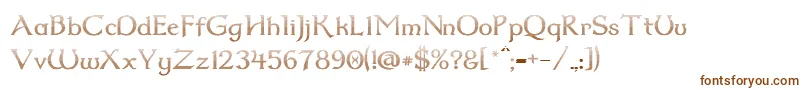 Dumbledor2CutDown Font – Brown Fonts