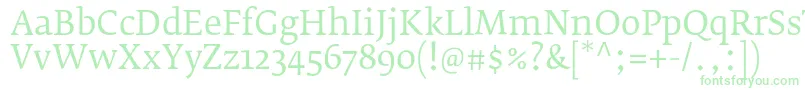 FedraserifbproBook Font – Green Fonts