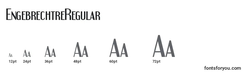 EngebrechtreRegular Font Sizes