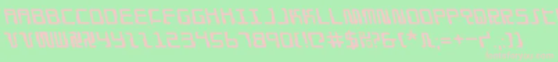 Droidloverl Font – Pink Fonts on Green Background