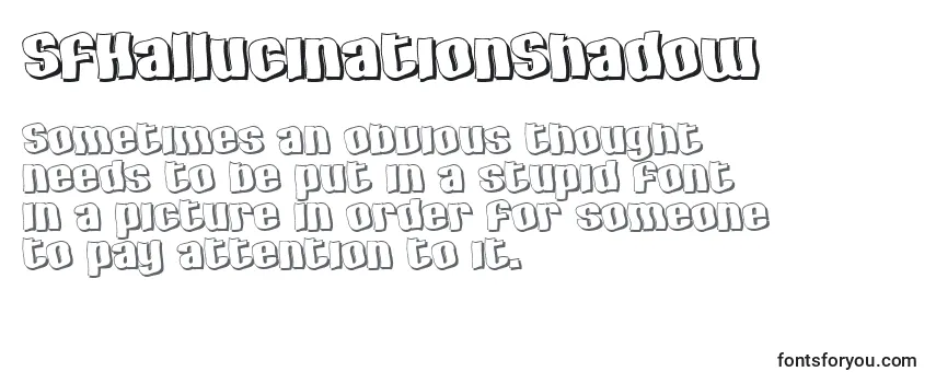 SfHallucinationShadow Font