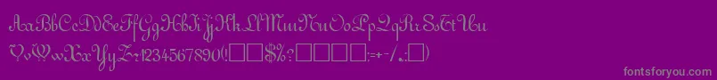 More about GuddarpRegular Font GuddarpRegular Font – Gray Fonts on Purple Background