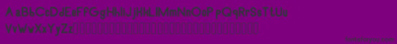 RecinosscriptExtrabold Font – Black Fonts on Purple Background