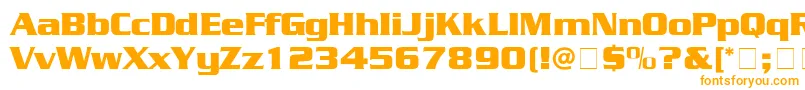 Sarentino Font – Orange Fonts on White Background