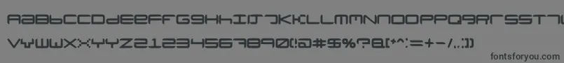 Neutronium Font – Black Fonts on Gray Background