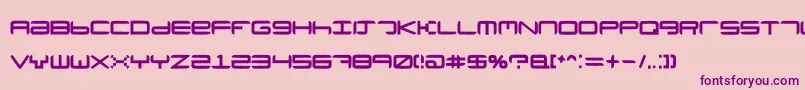 Neutronium Font – Purple Fonts on Pink Background