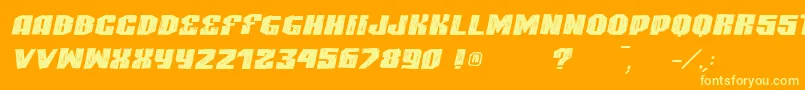 More about VtksHighlight2 Font VtksHighlight2 Font – Yellow Fonts on Orange Background