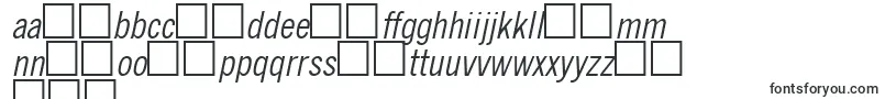 QuicktypeCondensedItalic Font – Polish Fonts