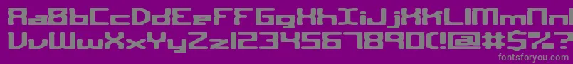 Saiba mais sobre a fonte SquareRouteBrk Fonte SquareRouteBrk – fontes cinzas em um fundo violeta
