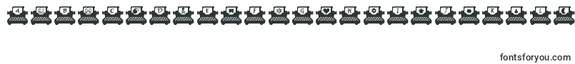 Шрифт TypewriterLetter – шрифты, начинающиеся на T