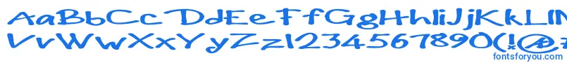 Police PaulmaulLongsBold – polices bleues