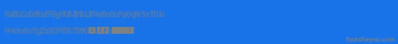 JdDigital Font – Gray Fonts on Blue Background