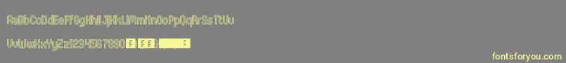 JdDigital-Schriftart – Gelbe Schriften auf grauem Hintergrund