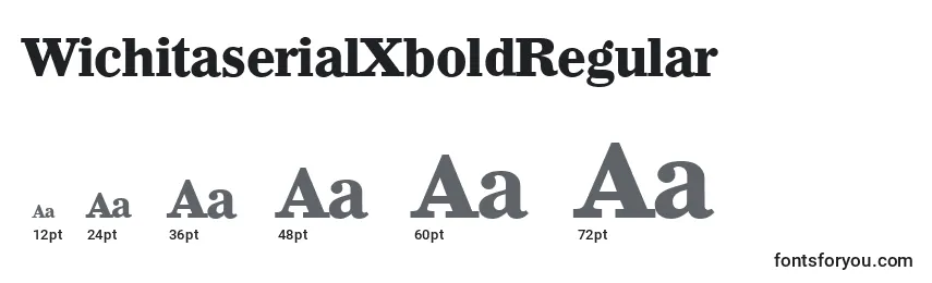 Размеры шрифта WichitaserialXboldRegular